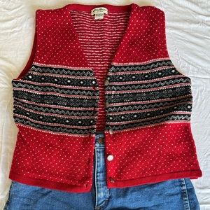 Vintage Eddie Bauer Women’s Wool Vest